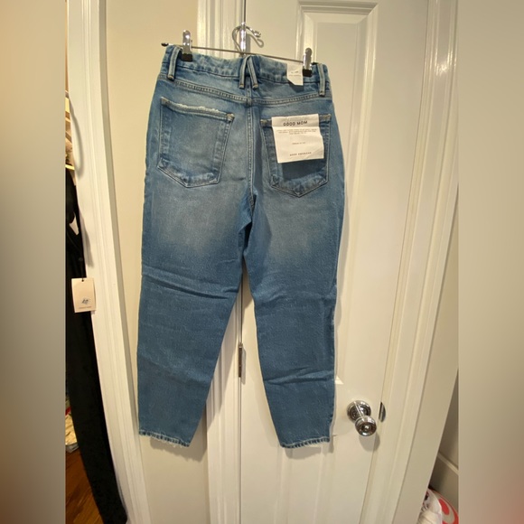 NWT Good American “Good Mom” jeans 25/0 Blue 586 - Picture 6 of 6